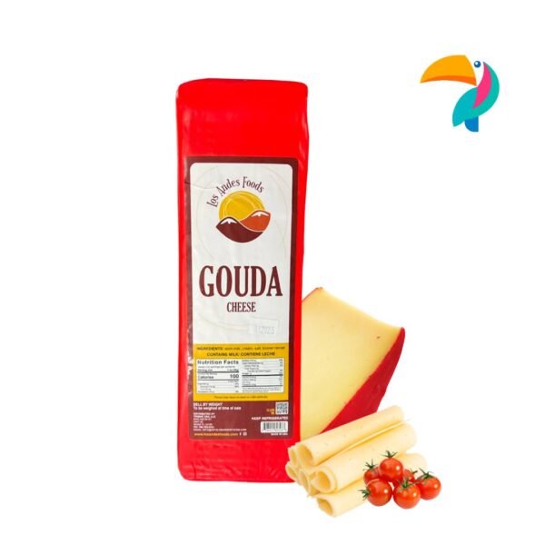 Queso Gouda Barra Los Andes Foods (6 lb Aprox.)