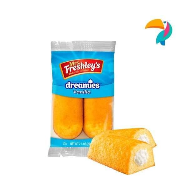 bizcochos dreamies rellenos de crema