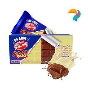 Chocolate Chocodúo Savoy (Leche y Blanco) 5x130g