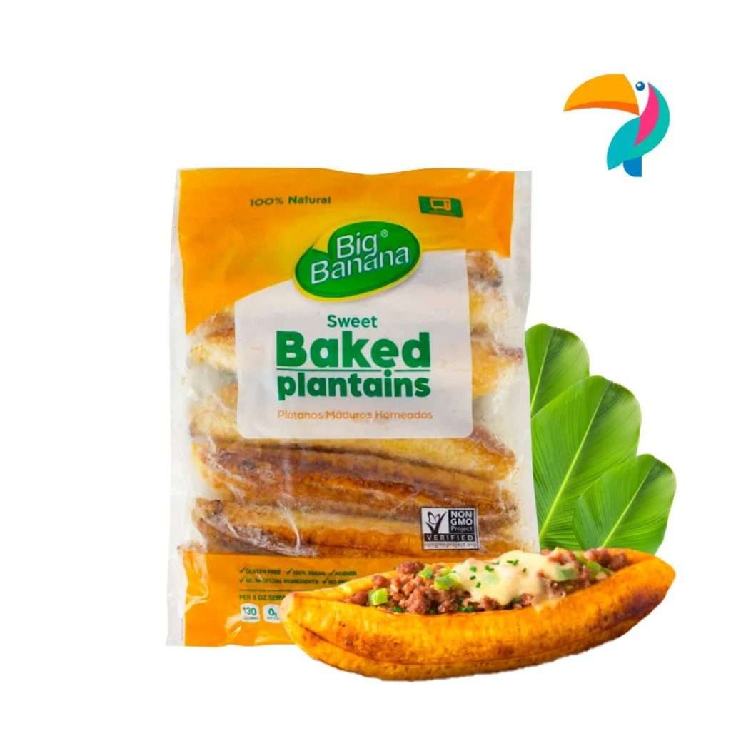 Plátanos Maduros Horneados Big Banana 2.25lbs Amazonas Latin Market