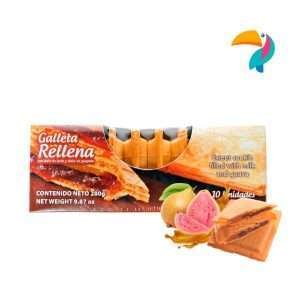 Galletas Herpo Rellenas de Guayaba y Dulce Saborcol 280 g