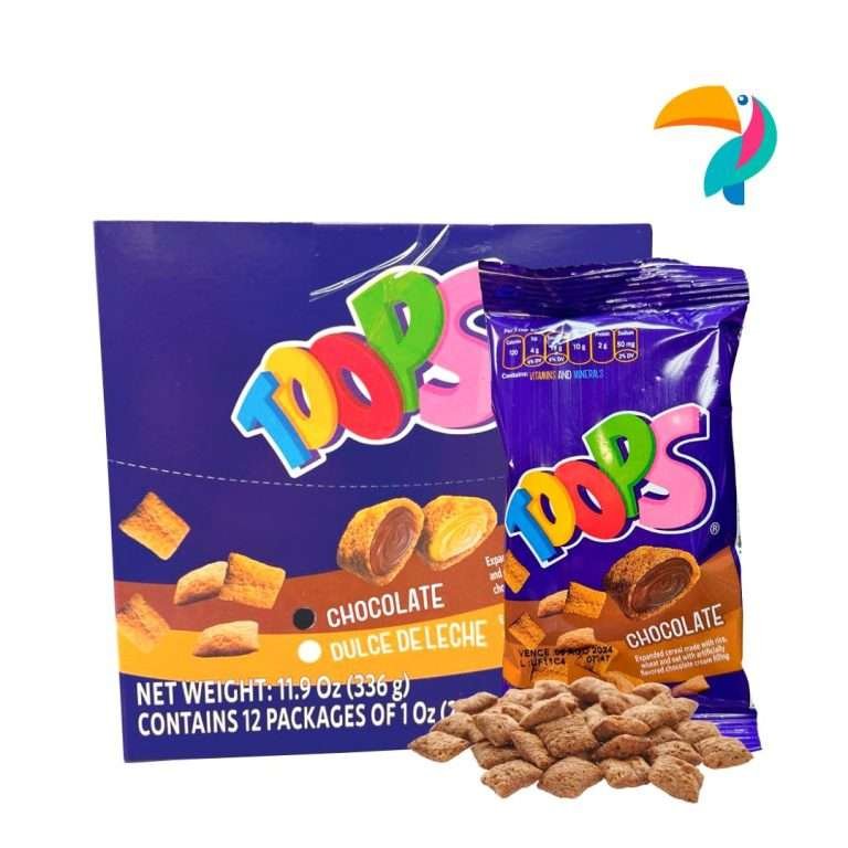 Toops / Flips Chocolate Caja 12 x 28g | Amazonas Latin Market