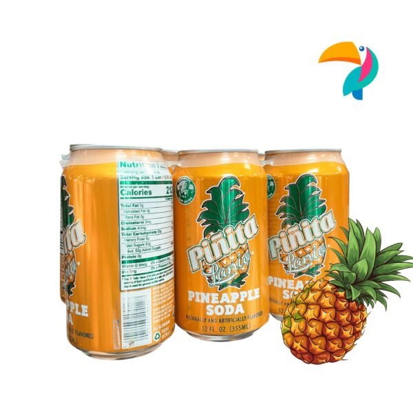 Soda Piñita Lanio Pineapple 6/12fl oz