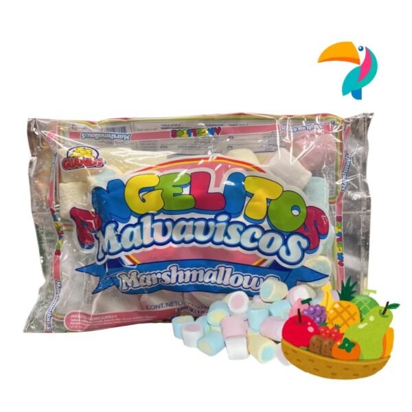 Malvaviscos Angelitos Marshmallows Sabor a Frutas 10.6 oz