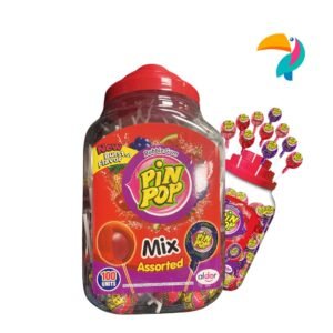 Pin Pop Bombonera Sabores Surtidos 100 Unidades