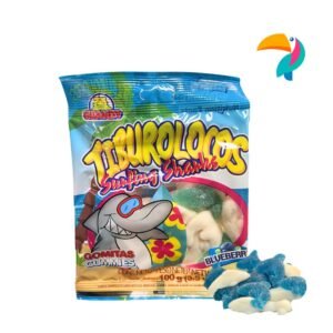 Gomitas Tiburolocos Blueberry Guandy 3.5 oz