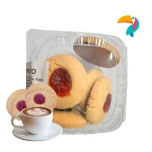Galletas con Centro de Guayaba