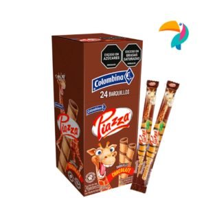 Barquillos Piazza Sabor Chocolate Colombina 24 unidades