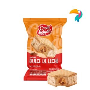 Helado Sándwich Dulce de Leche Crem Helado 2.9 oz