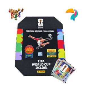 FIFA World Cup 2026 Panini Sticker Box – Álbum Tapa Dura + 40 Packs